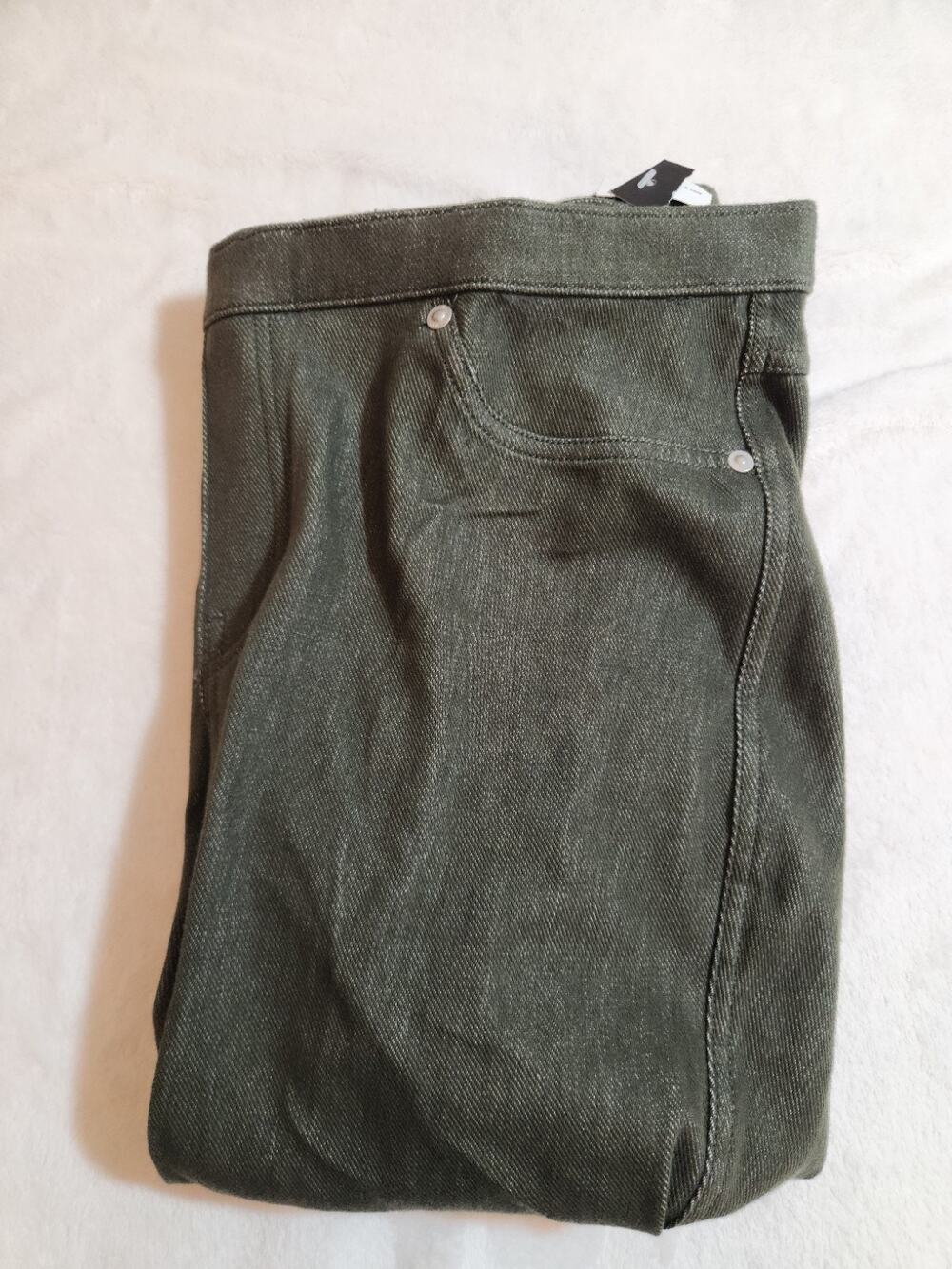 Simply Vera Wang NWT Pull On Dress Pants Womens 32 X 29 Green Business